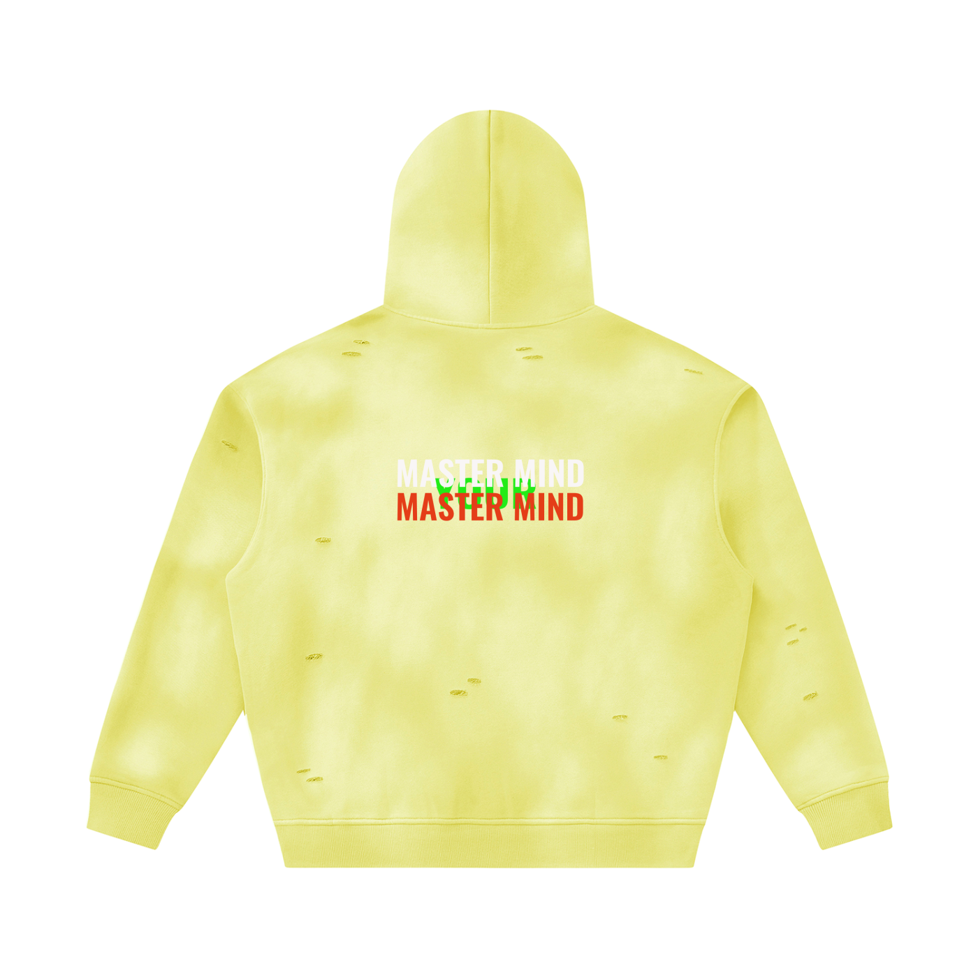 Master Mind Unisex Frayed Fleece Hoodie