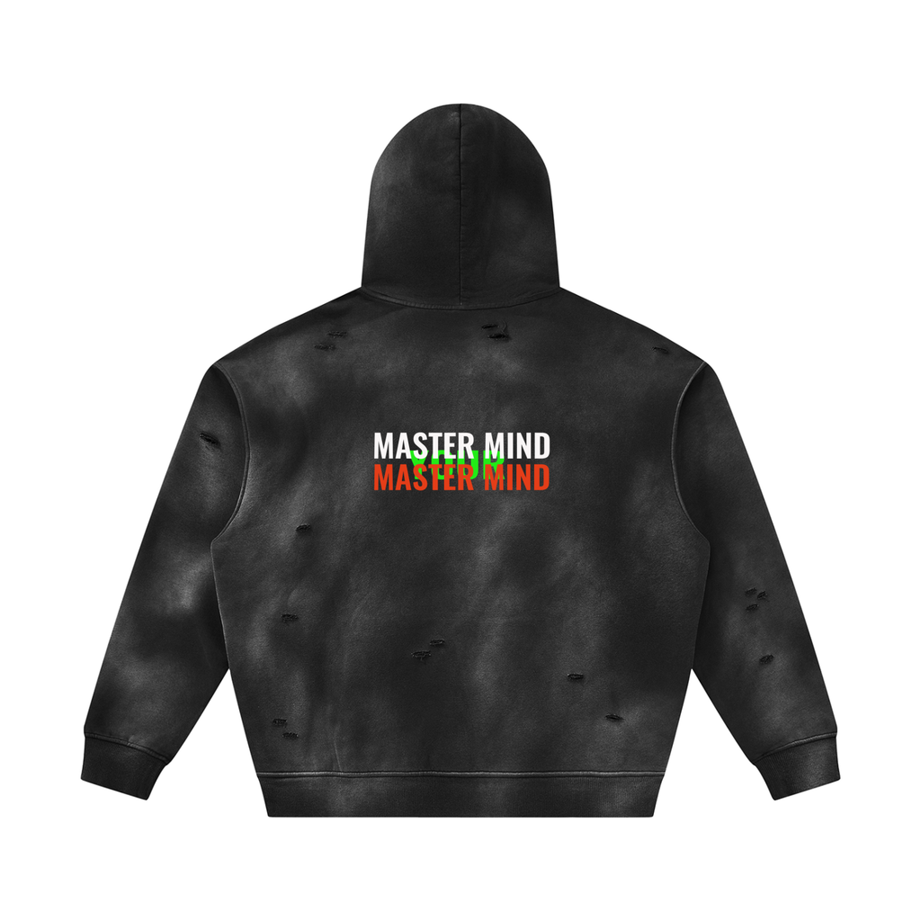 Master Mind Unisex Frayed Fleece Hoodie
