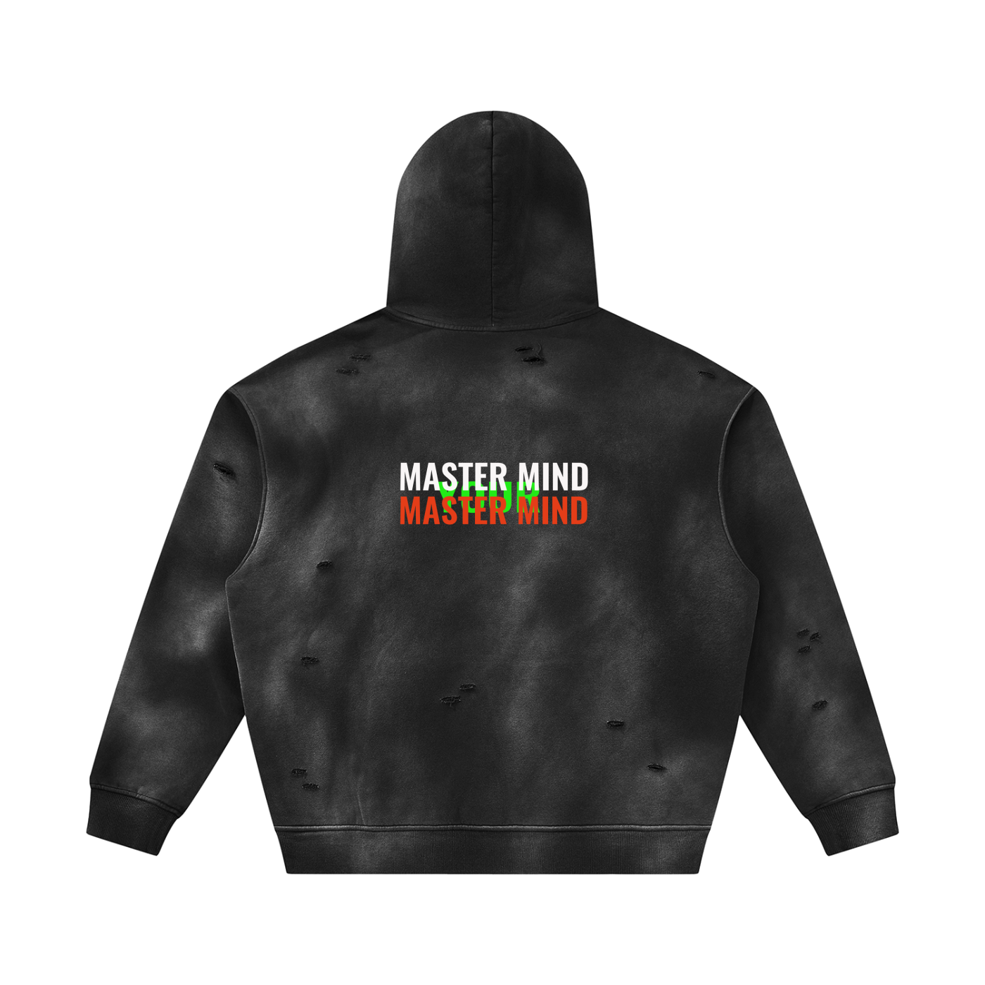 Master Mind Unisex Frayed Fleece Hoodie