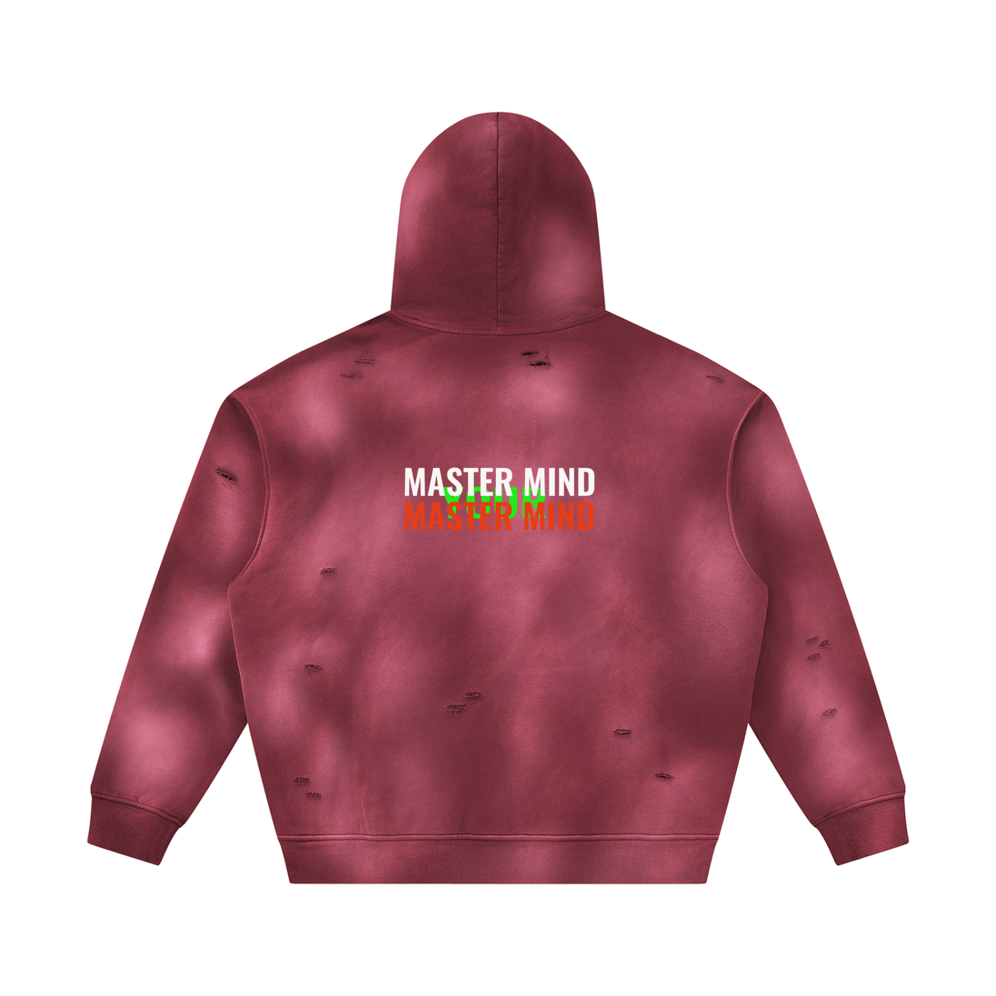 Master Mind Unisex Frayed Fleece Hoodie