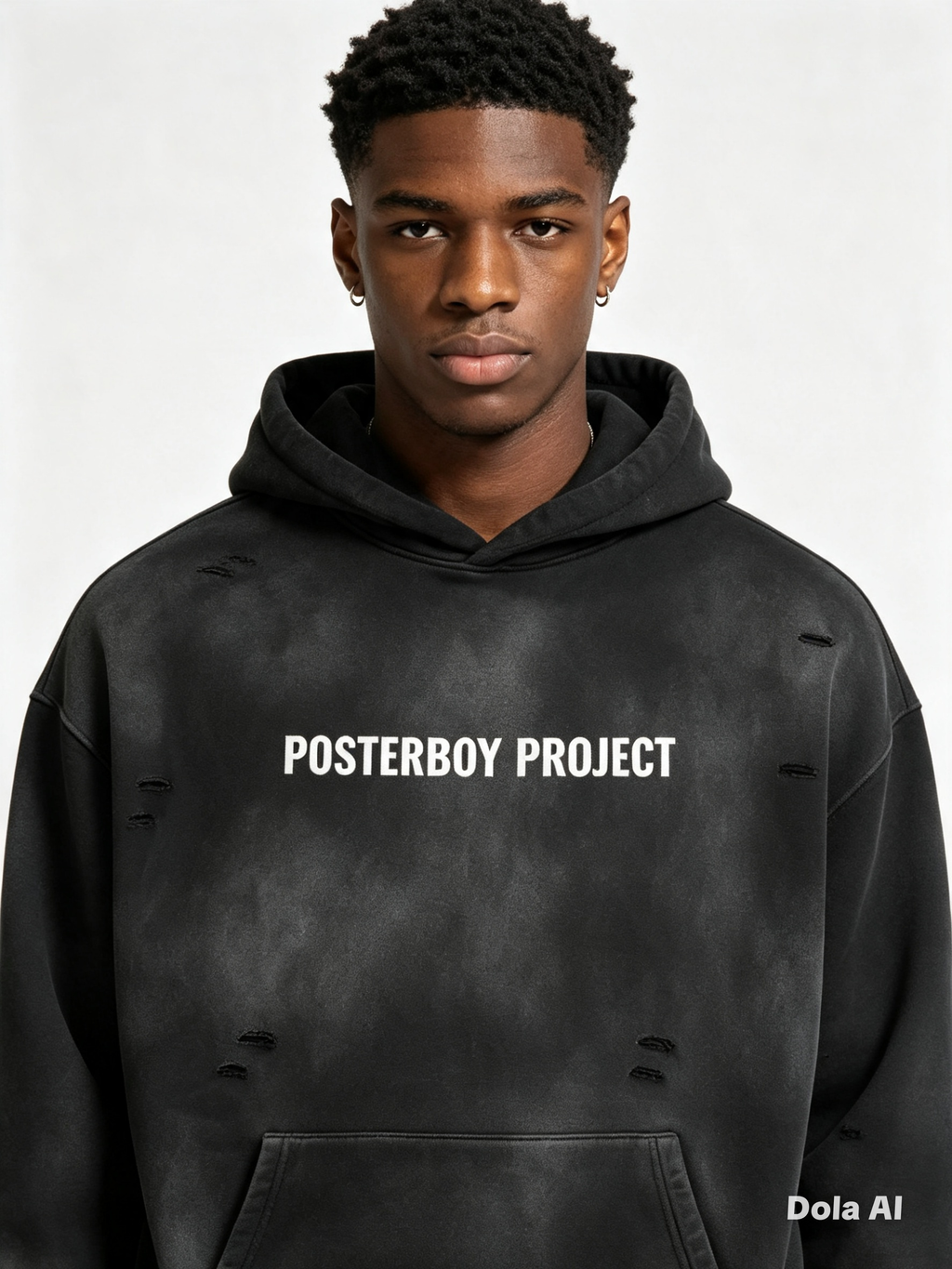 Master Mind Unisex Frayed Fleece Hoodie