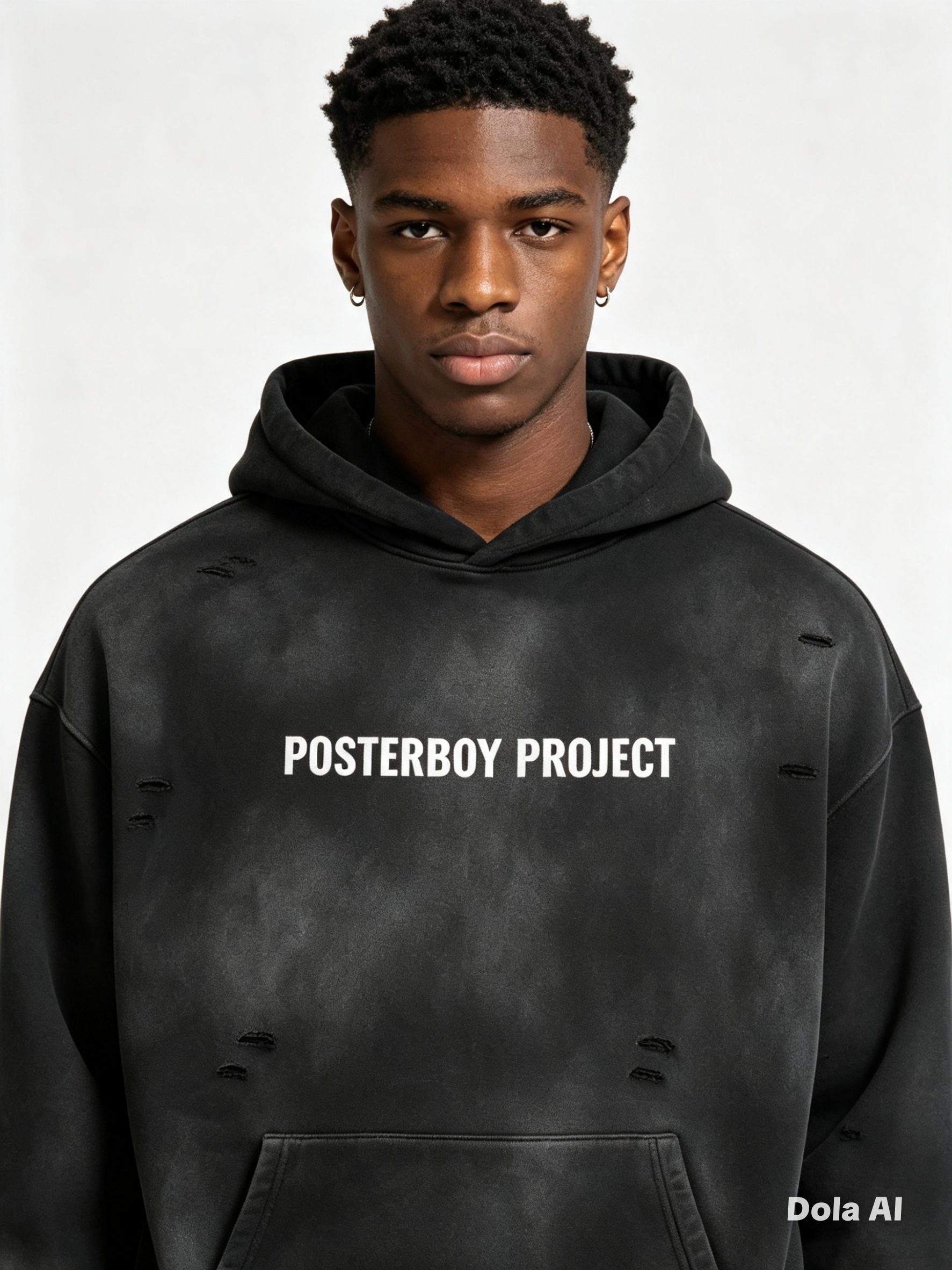 Master Mind Unisex Frayed Fleece Hoodie