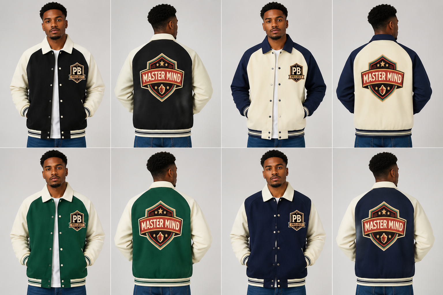 Master Mind Baseball Jacket