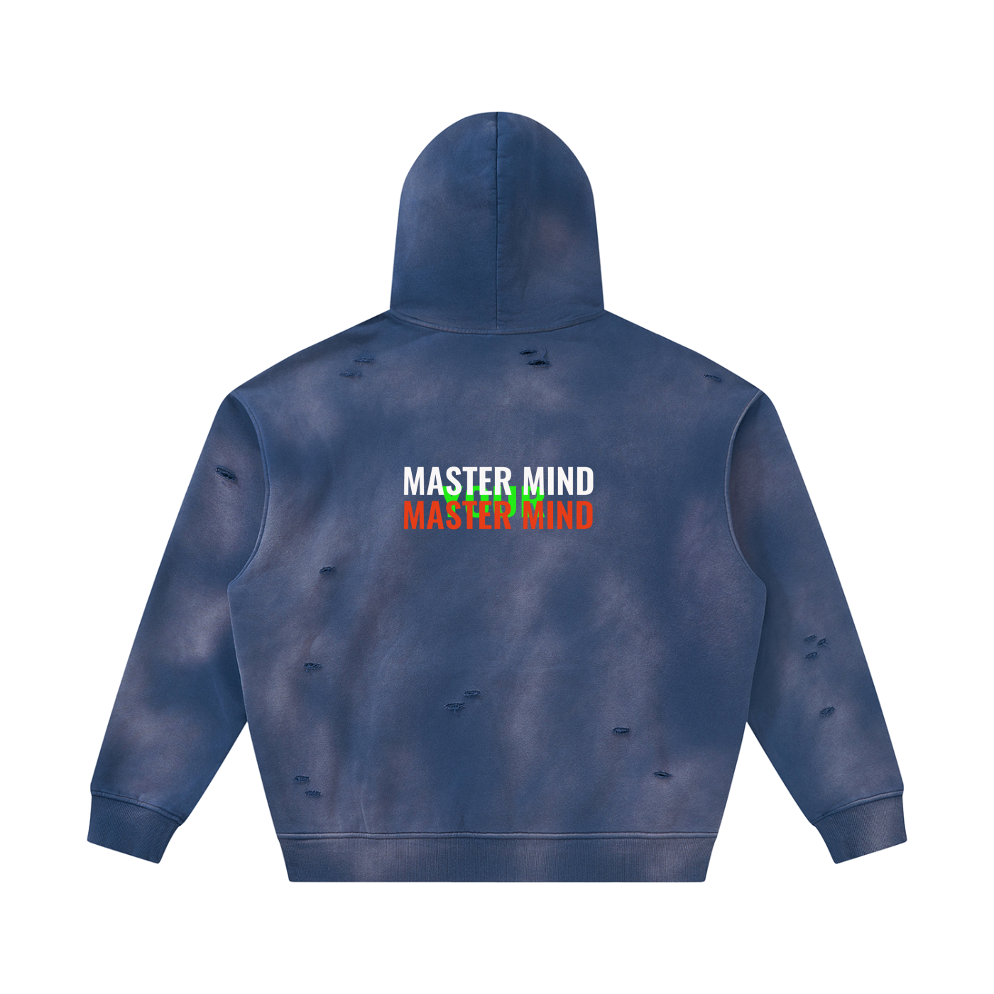 Master Mind Unisex Frayed Fleece Hoodie